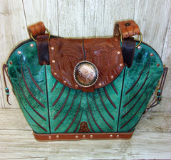 Double Cowboy Boot Purse DB328