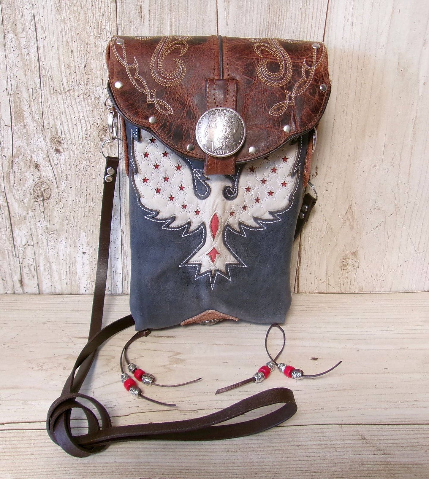 Cowboy Boot Crossbody Hipster Bag HP1152