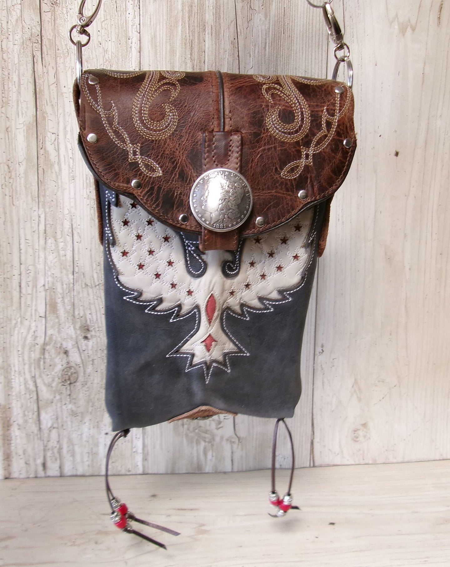 Cowboy Boot Crossbody Hipster Bag HP1152