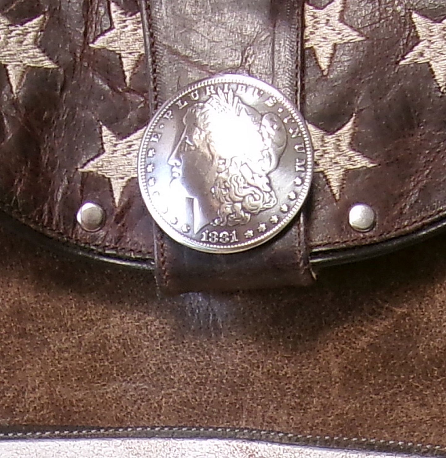 Cowboy Boot Crossbody Hipster Bag with Fringe HP1156