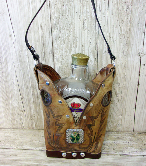 Cowboy Boot Whiskey Tote CR150