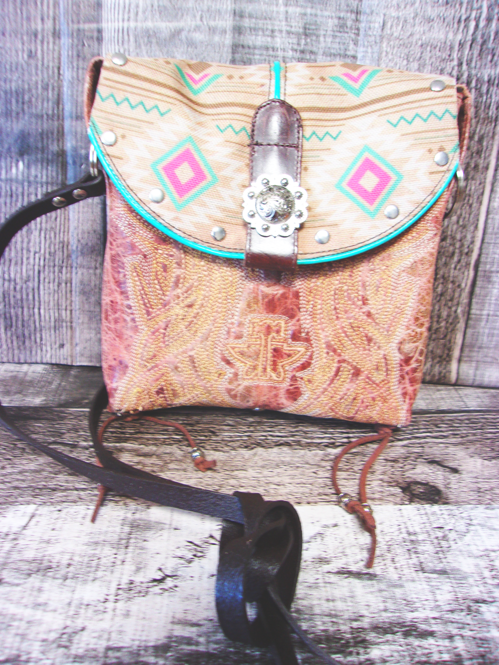 Small Cowboy Boot Purse sm240 handcrafted from cowboy boots. Shop all unique leather western handbags, purses and totes at Chris Thompson Bags