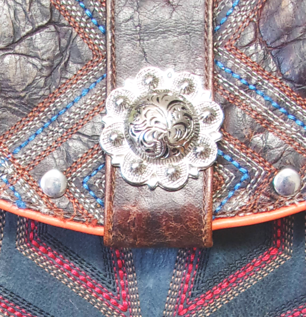 Small Cowboy Boot Purse sm242 handcrafted from cowboy boots. Shop all unique leather western handbags, purses and totes at Chris Thompson Bags