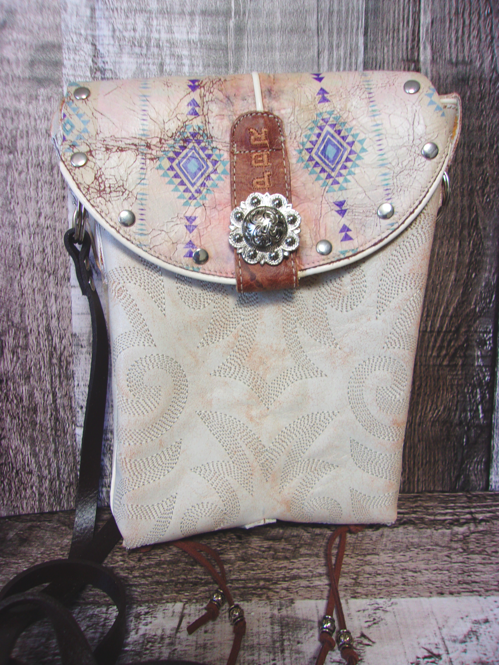 Small Cowboy Boot Purse sm245 handcrafted from cowboy boots. Shop all unique leather western handbags, purses and totes at Chris Thompson Bags