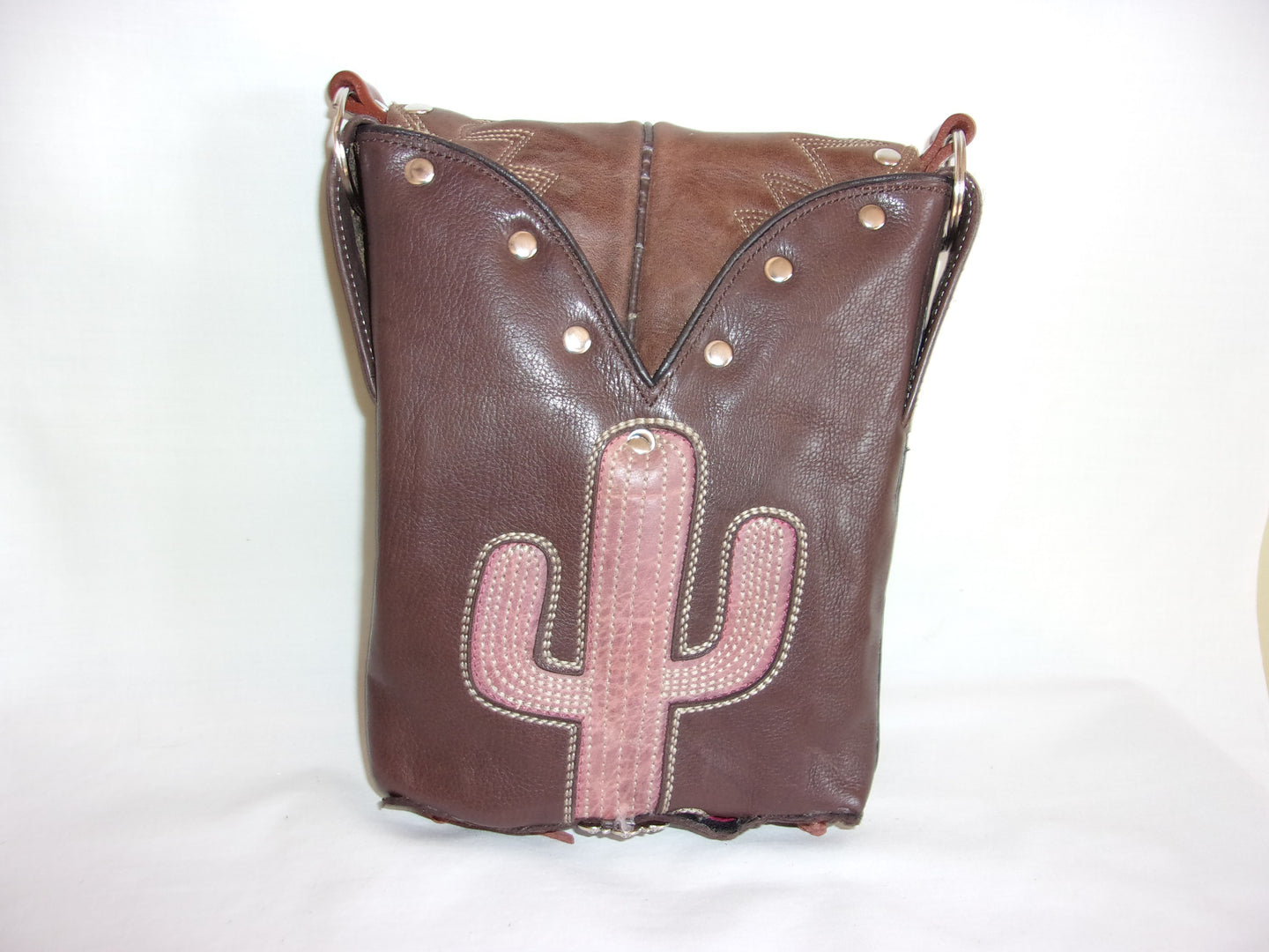 Small Cowboy Boot Purse sm73 handcrafted from cowboy boots. Shop all unique leather western handbags, purses and totes at Chris Thompson Bags