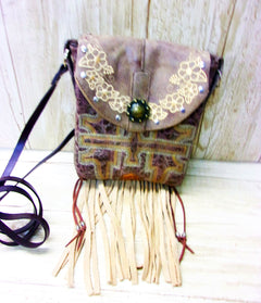 Small Cowboy Boot Purse with Fringe sm219