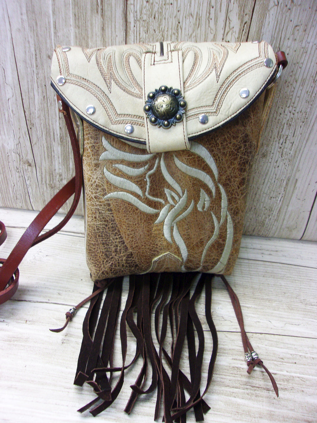 Small Western Purse -Purse with Fringe - Cowboy Boot Purse - Small Crossbody Bag sm229 Chris Thompson Bags
