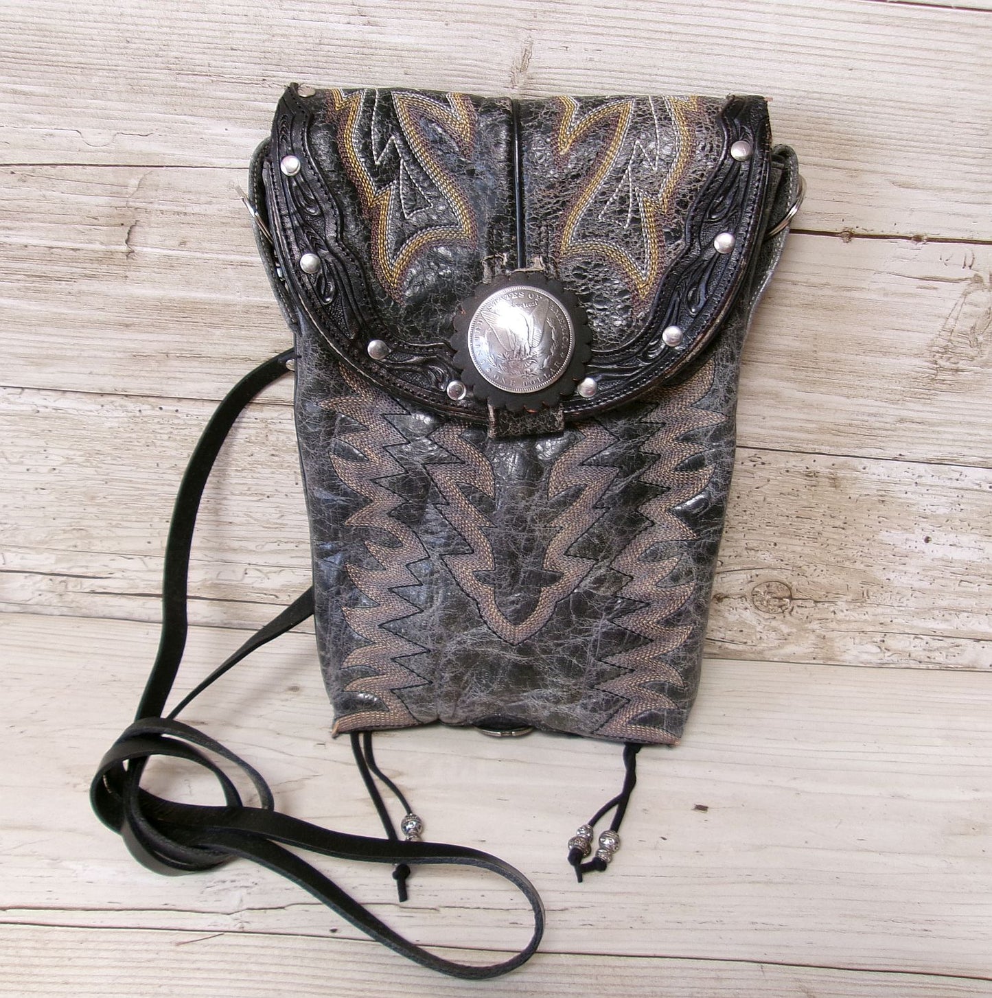 Cowboy Boot Crossbody Hipster Bag HP1058