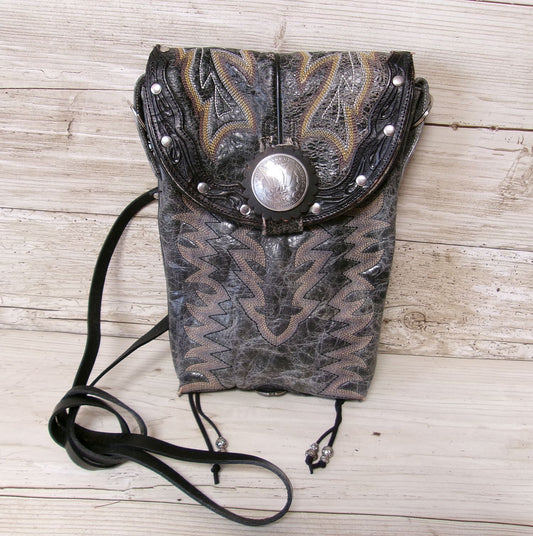 Cowboy Boot Crossbody Hipster Bag HP1058