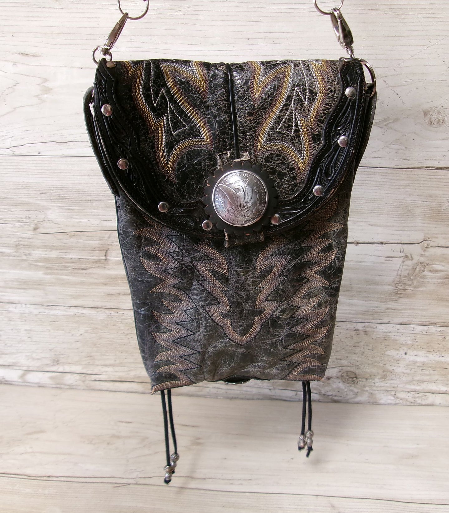 Cowboy Boot Crossbody Hipster Bag HP1058