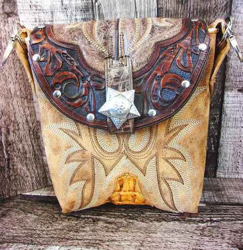 Mini Hipster Cowboy Boot Purse BB07