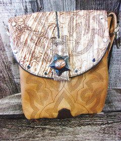 Mini Hipster Cowboy Boot Purse BB10