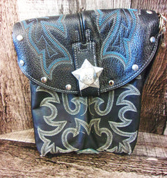 Mini Hipster Cowboy Boot Purse BB11