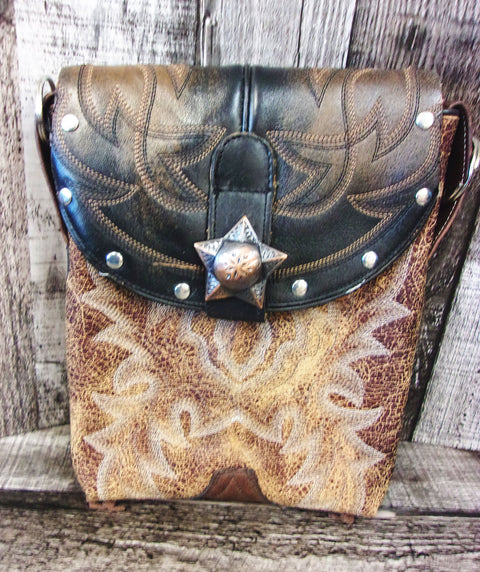 Mini Hipster Cowboy Boot Purse BB21