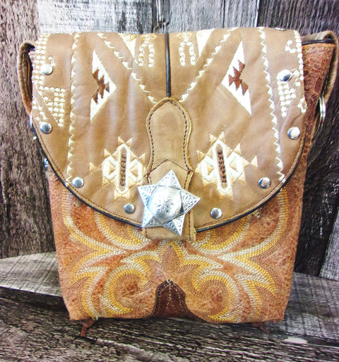 Mini Hipster Cowboy Boot Purse BB22