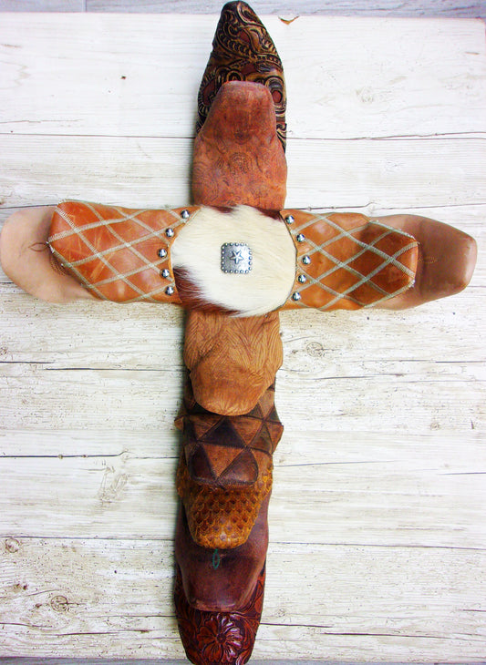 Cowboy Boot Wall Cross BC03