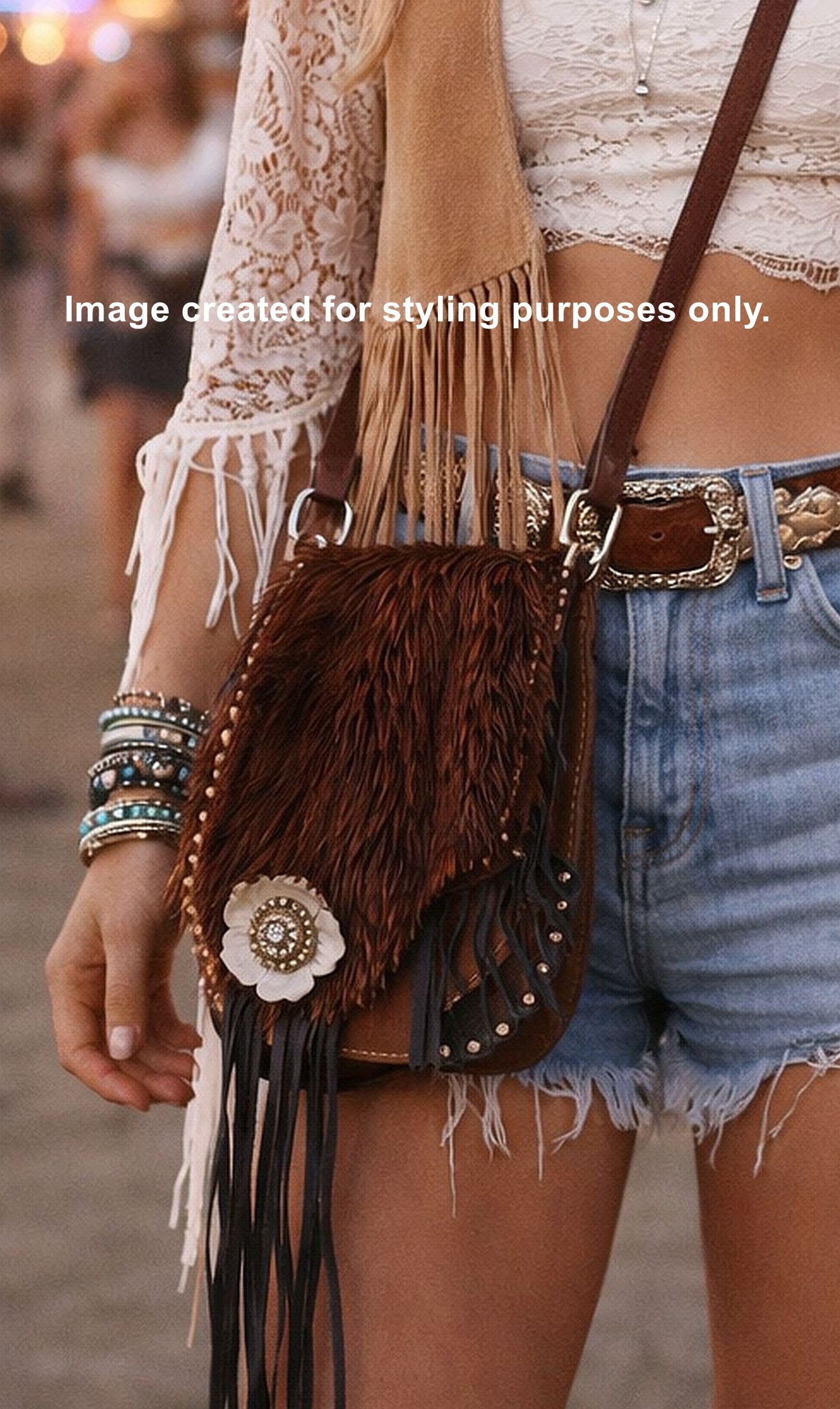 Boho Bag with Fringe BB02