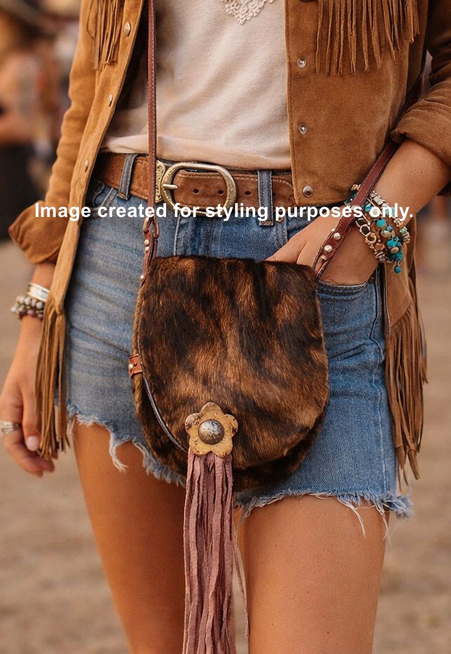 Boho Bag with Fringe BB04