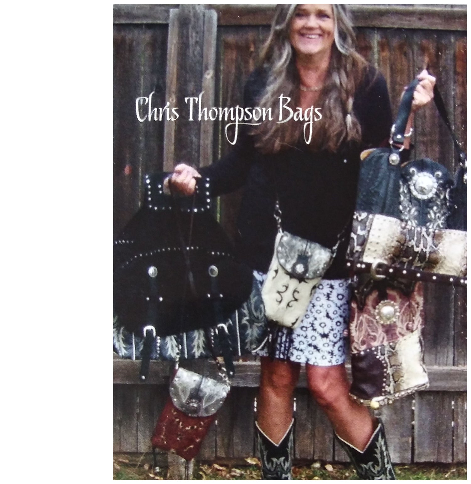 Chris Thompson Bags cowboy boot purses