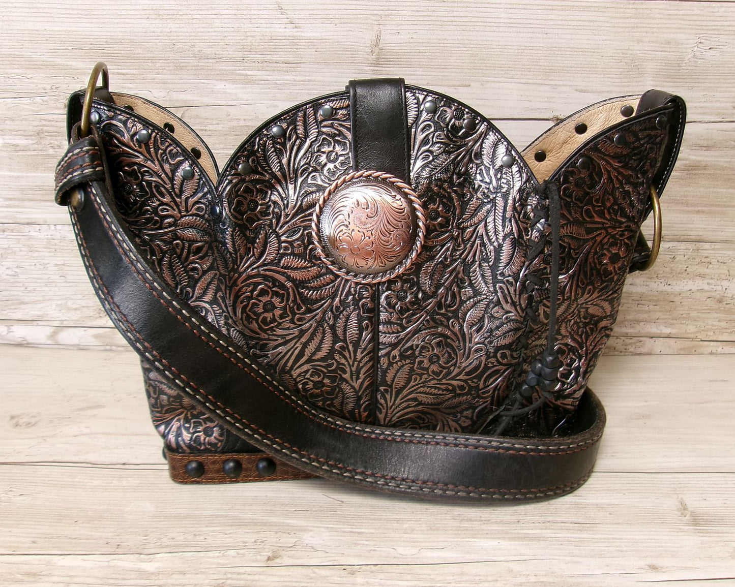 Bucket Bag Cowboy Boot Purse BK126