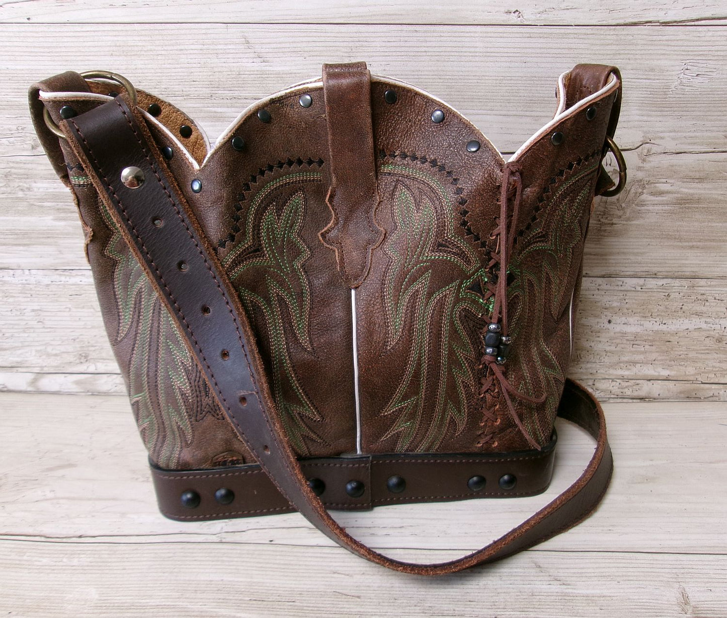 Bucket Bag Cowboy Boot Purse BK129