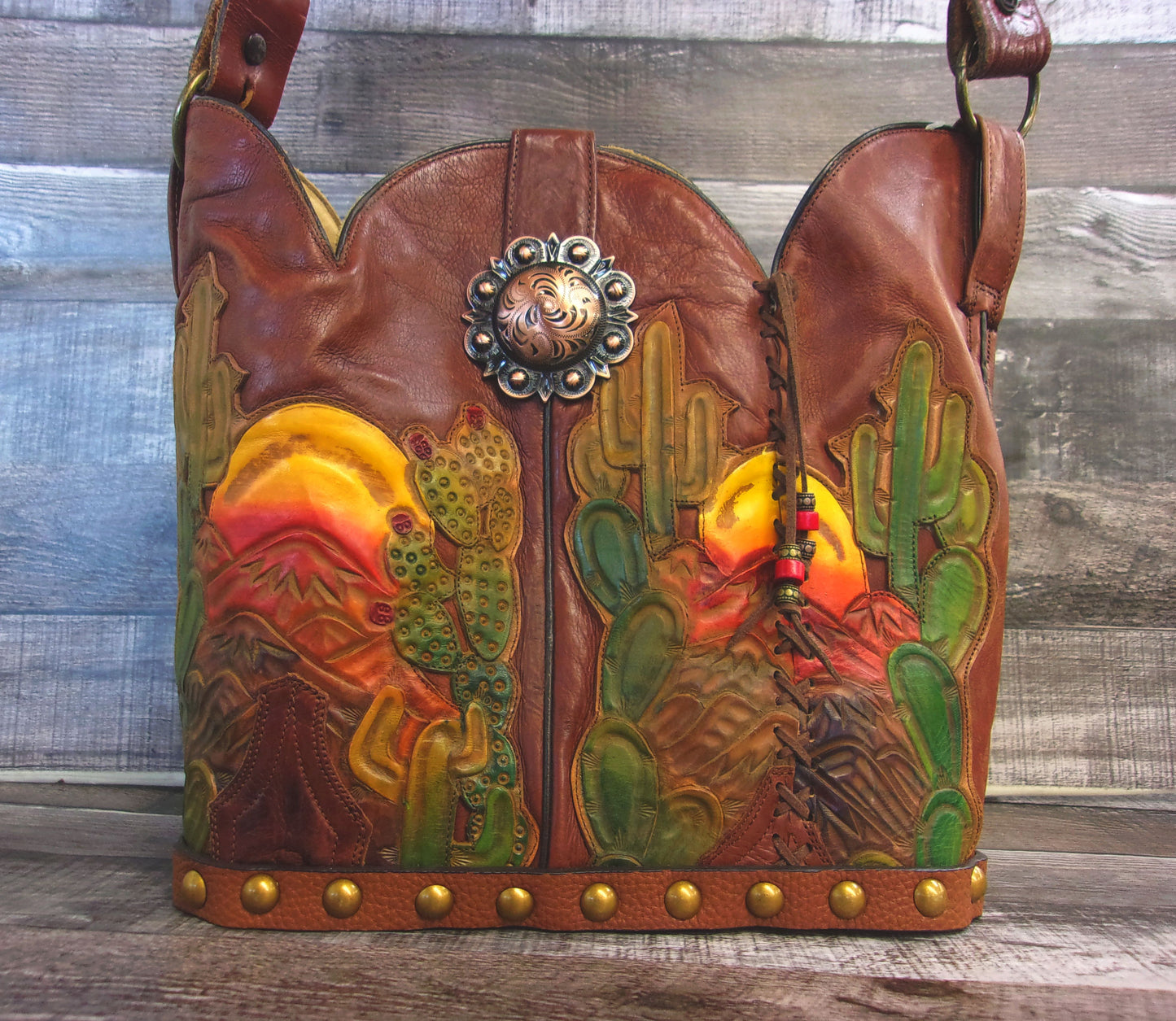 Bucket Bag Cowboy Boot Purse BK131