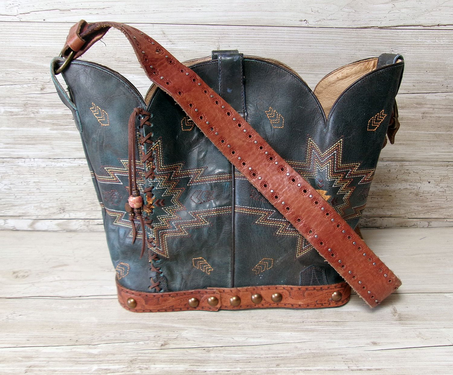Bucket Bag Cowboy Boot Purse BK137