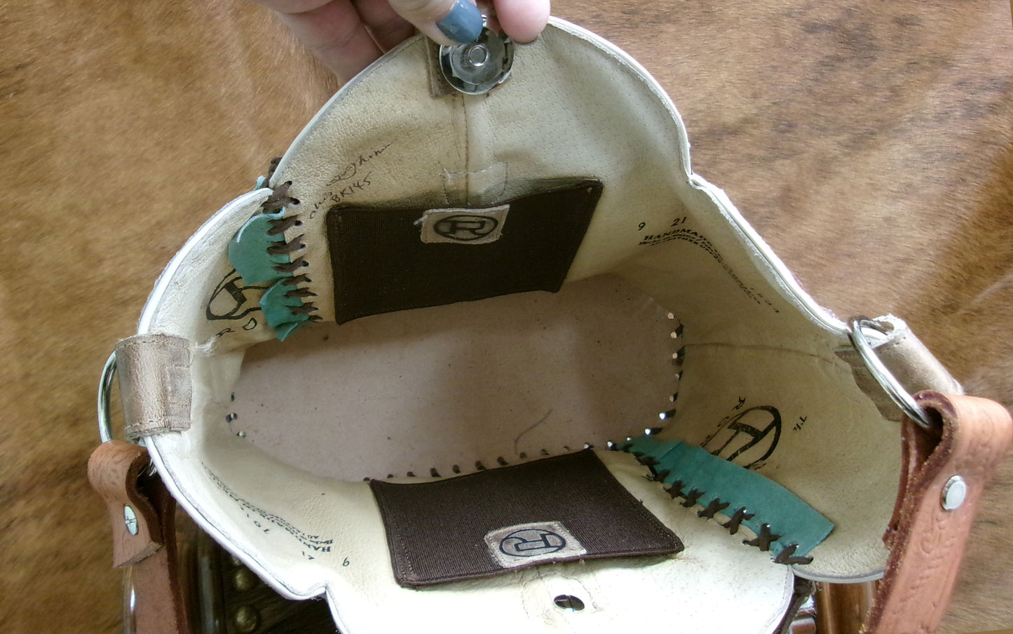 Bucket Bag Cowboy Boot Fringe Purse BK145