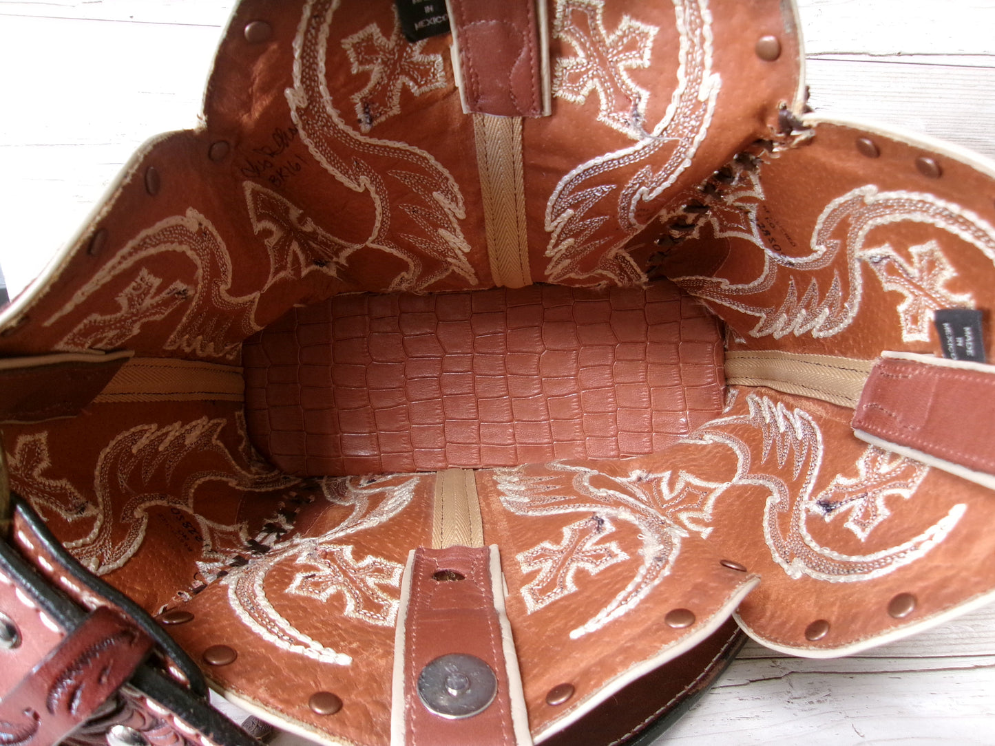 Bucket Bag Cowboy Boot Purse BK161