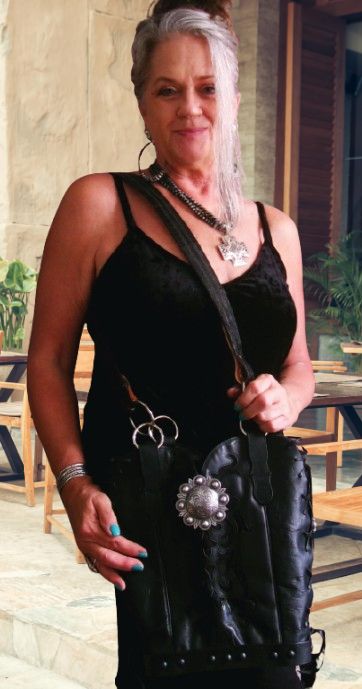 Double Cowboy Boot Purse BK164