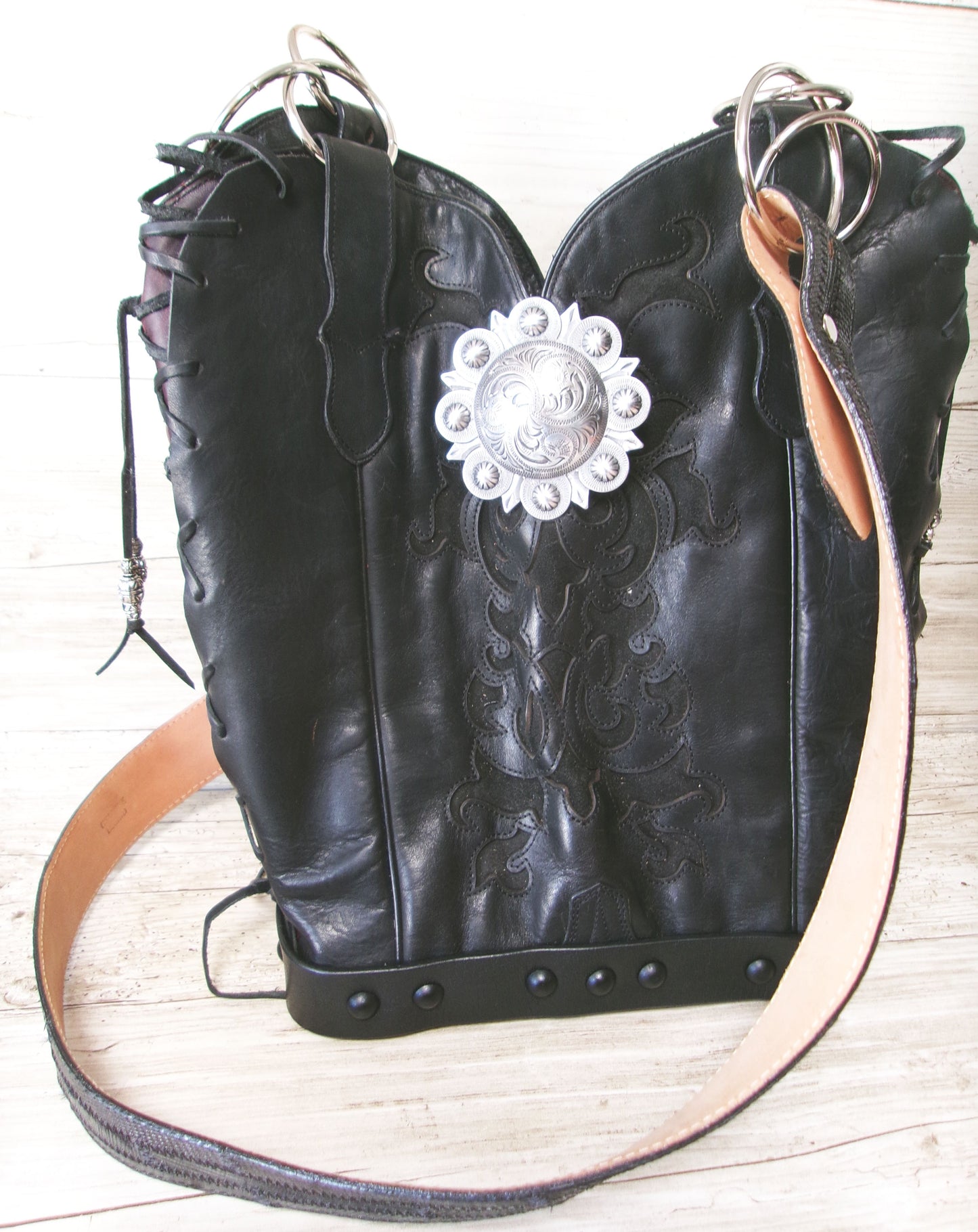 Double Cowboy Boot Purse BK164