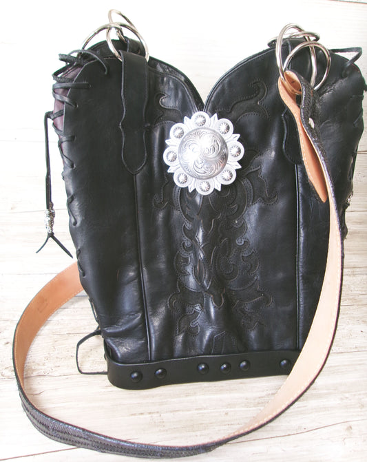 Double Cowboy Boot Purse BK164
