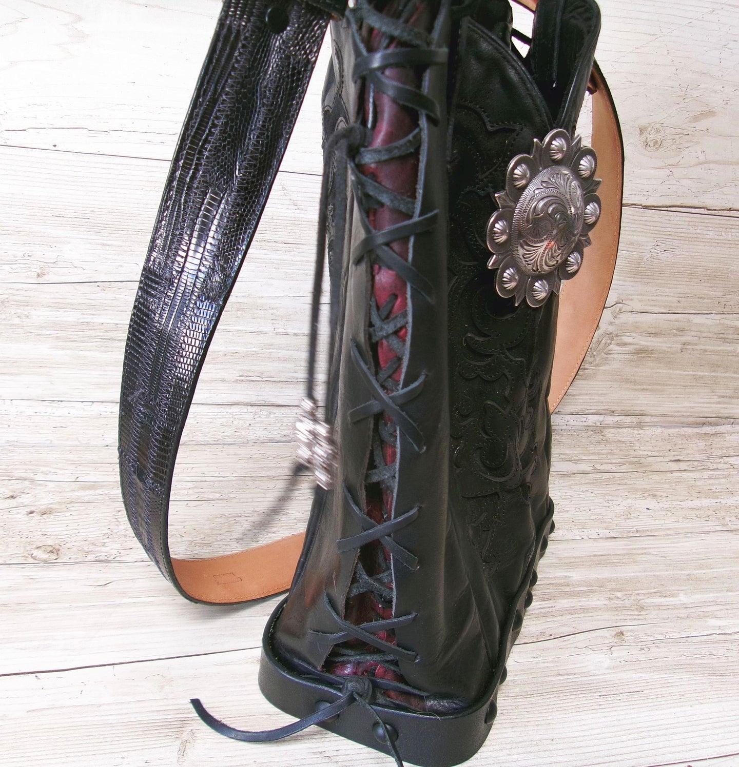 Double Cowboy Boot Purse db164