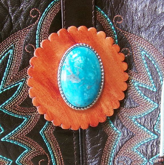 Bucket Bag Cowboy Boot Purse BK167 handcrafted from cowboy boots. Shop Handbags, Wallets & Cases at ChrisThompsonBags.com and buy the best ["Brown","Medium","Shoulder","Turquoise"] at Chris Thompson Bags.