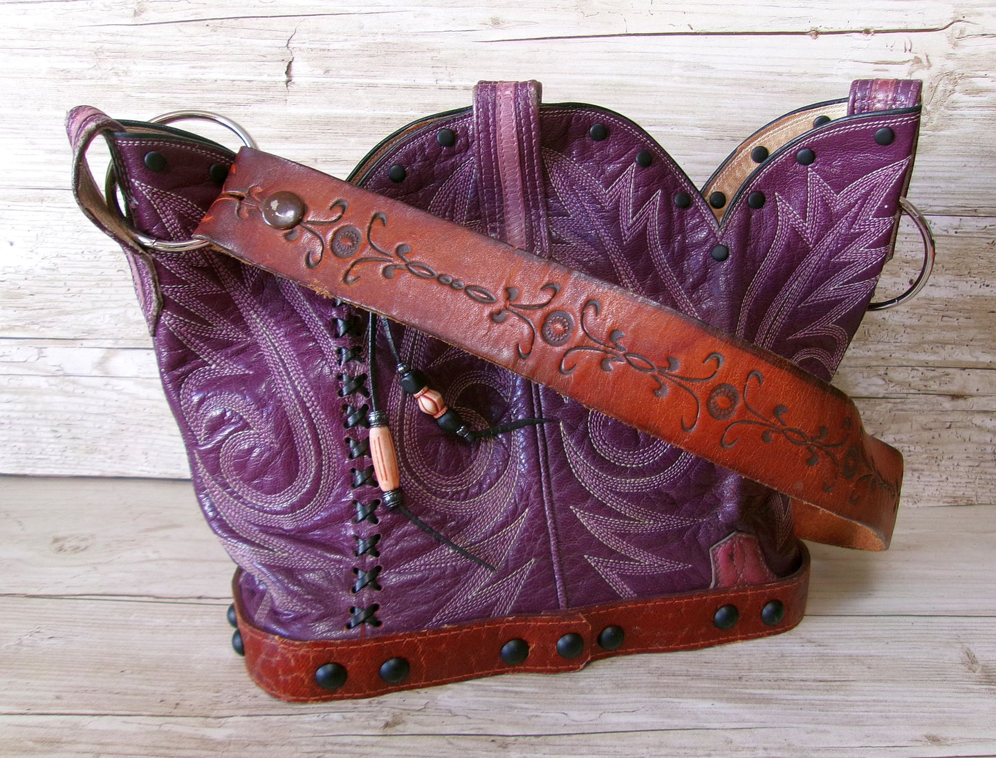 Bucket Bag Cowboy Boot Purse BK170