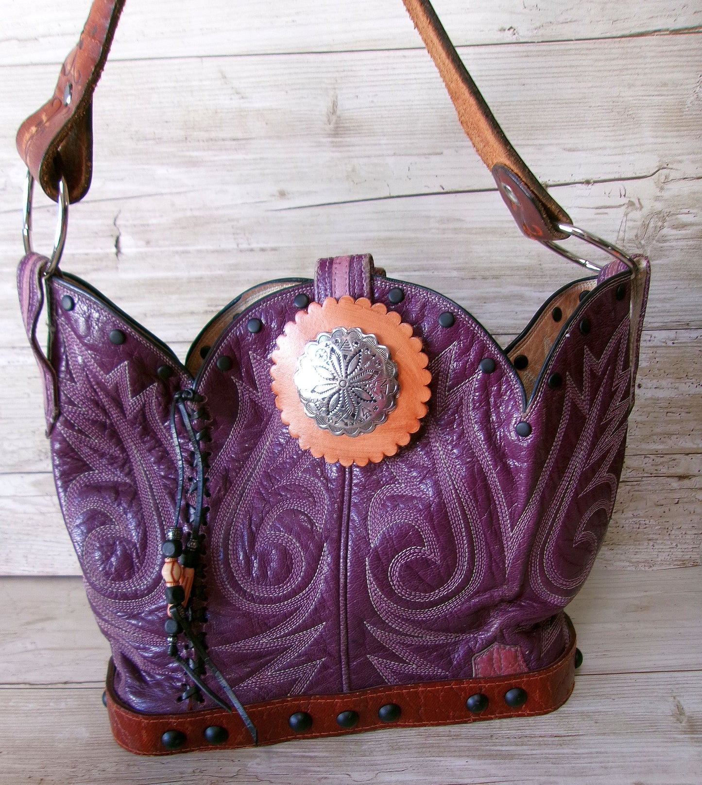 Bucket Bag Cowboy Boot Purse BK170