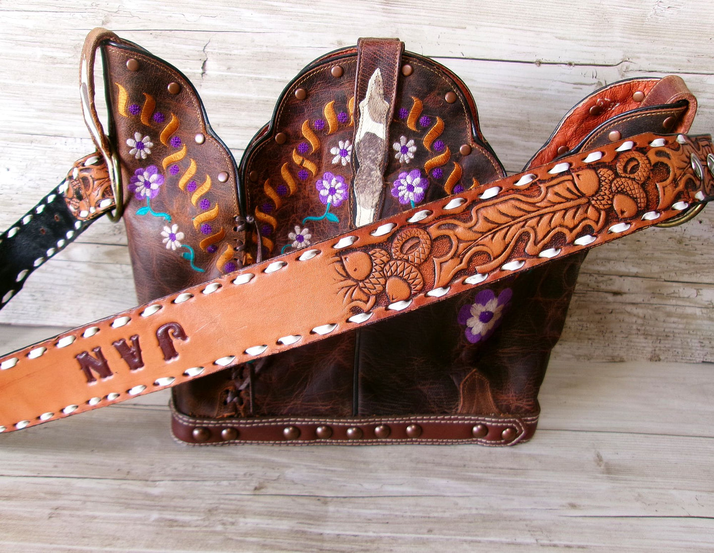 Bucket Bag Cowboy Boot Purse BK171