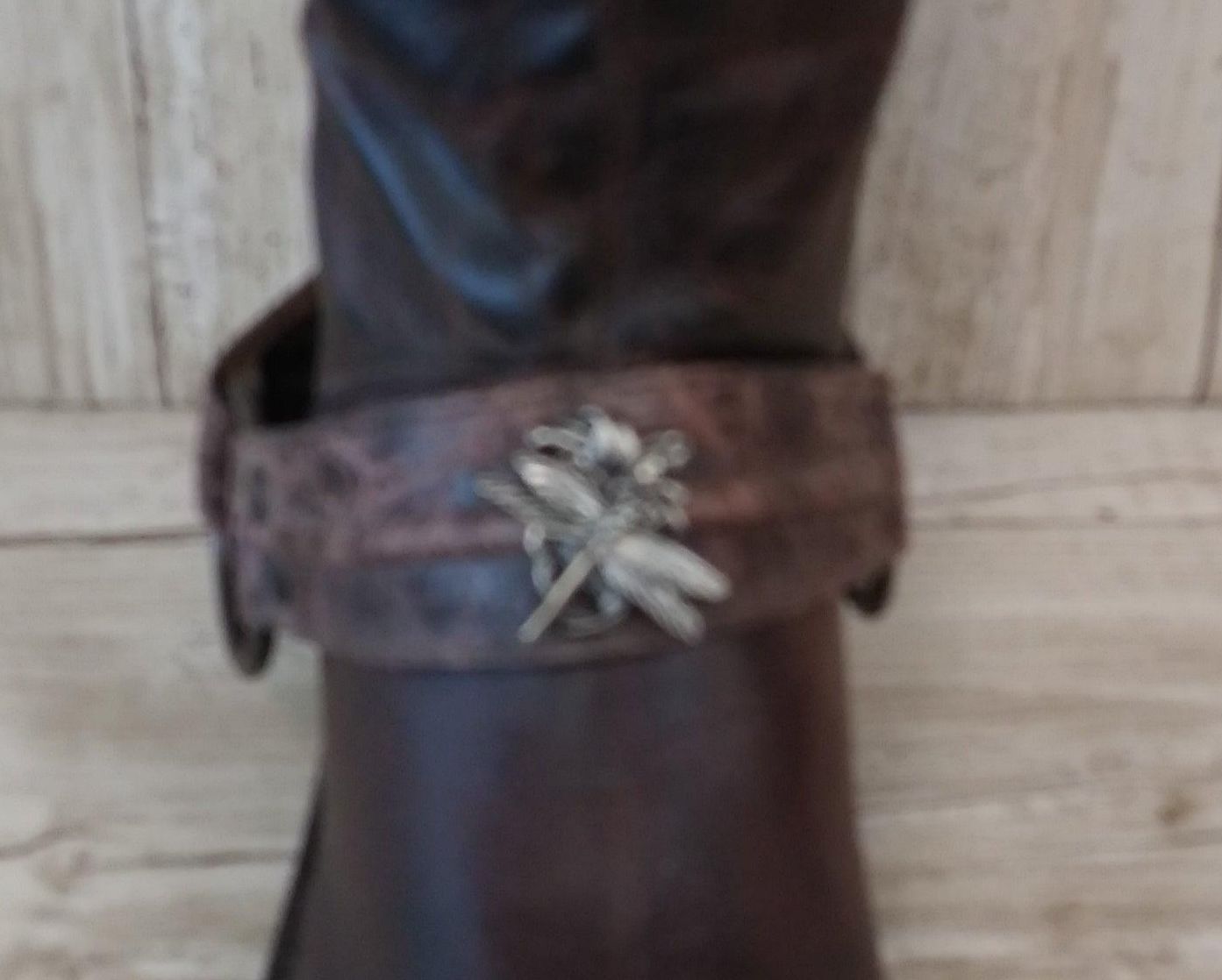 Boot Bracelet Decoration (Single) bw85 handcrafted from cowboy boots. Shop Apparel & Accessories at ChrisThompsonBags.com and buy the best boot accents, boot accessory, boot bling, boot bracelet, boot decor, boot jewelry, boot wrap, cowboy boot bling, cowboy boot decor, cowgirl boot bling, decorate boots, ugg decoration, western boot decor at Chris Thompson Bags.