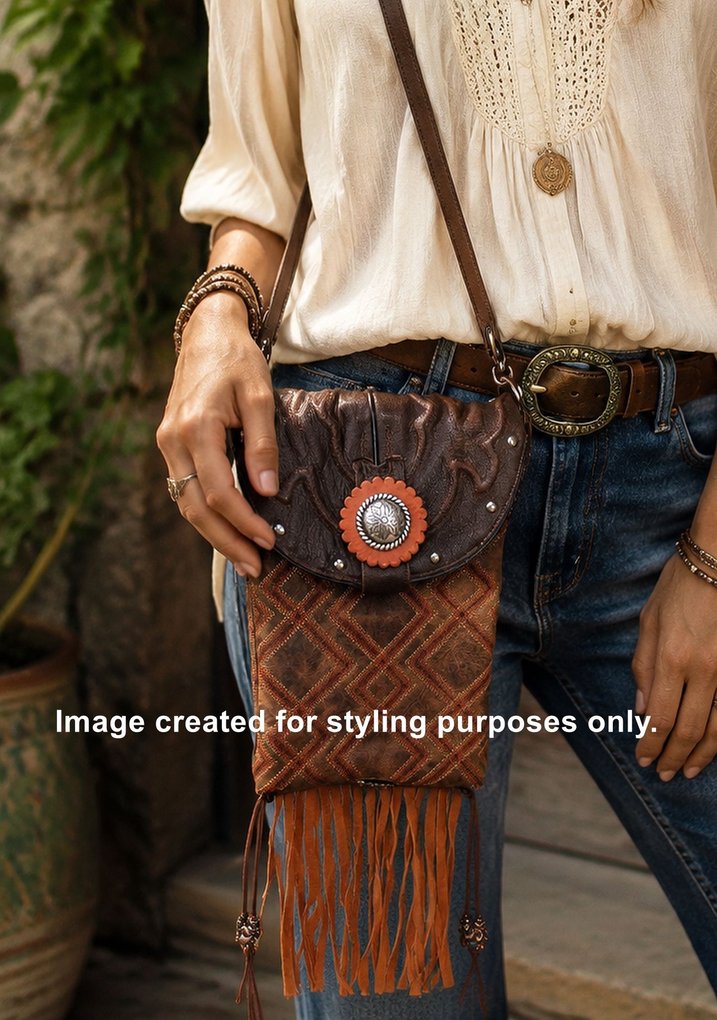 Cowboy Boot Conceal Carry Hipster Bag CB102