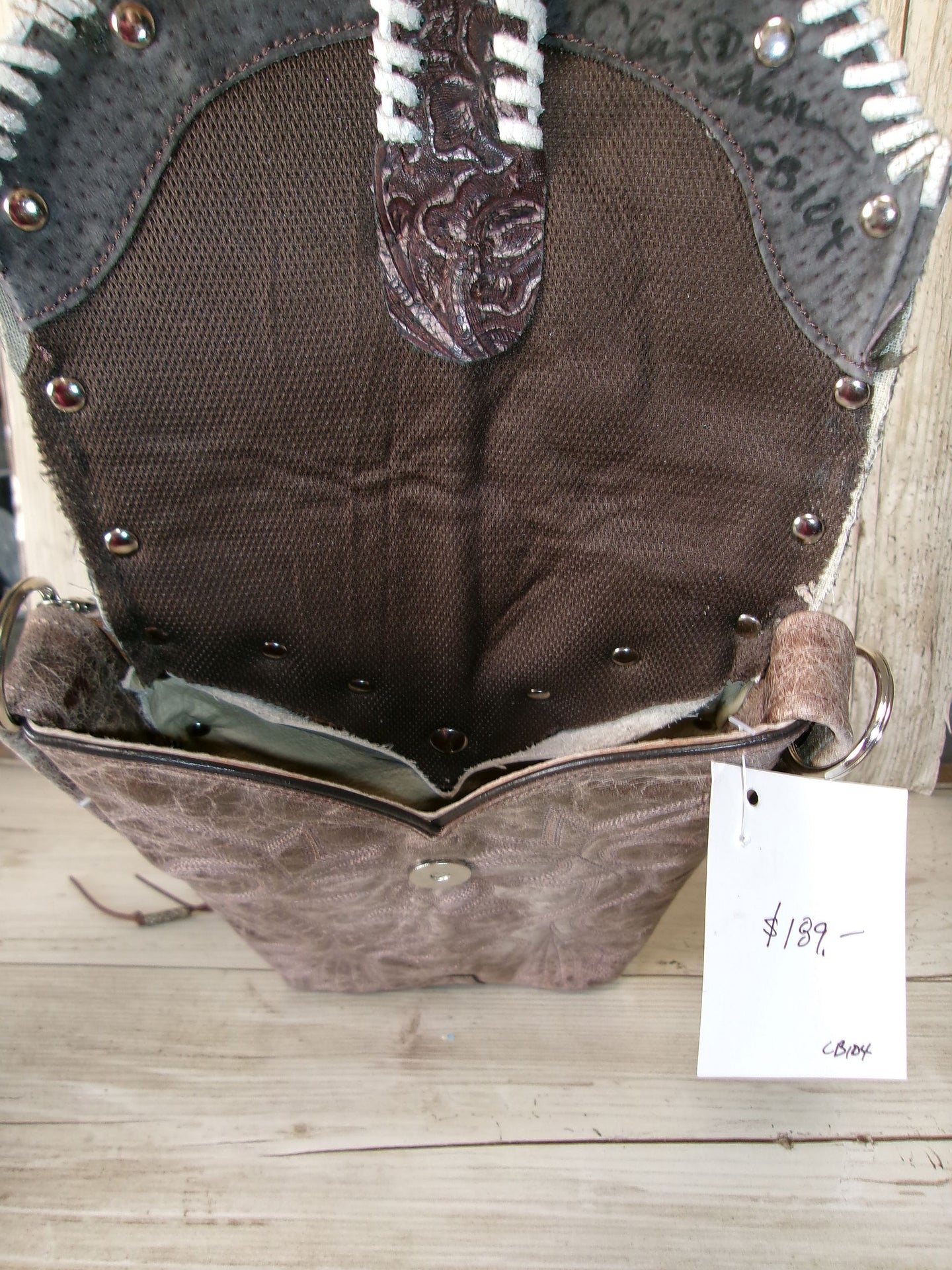 Cowboy Boot Crossbody Hipster Bag CB104