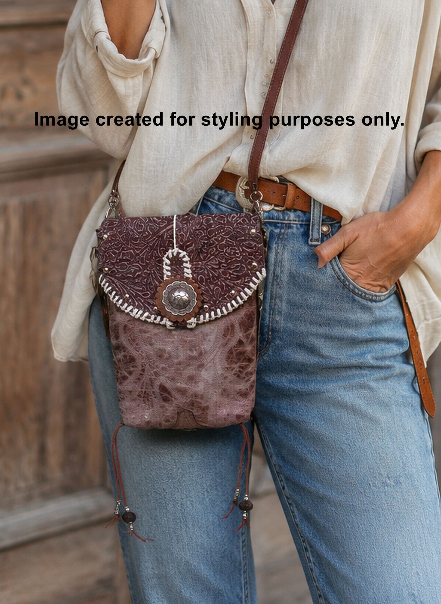 Cowboy Boot Conceal Carry Hipster Bag CB104