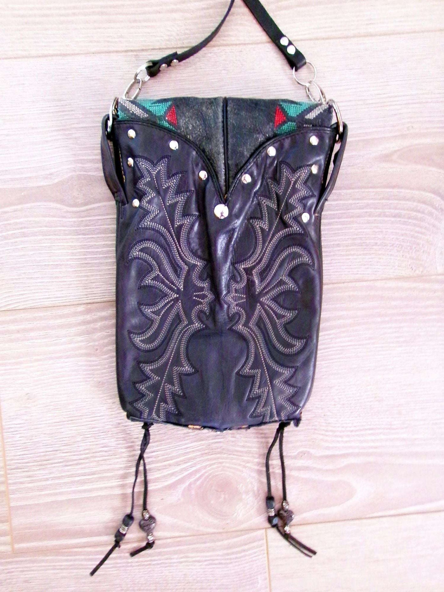 Crossbody Hipster Bag Bundle 3 Pc | Leather Bag | Phone Divider handcrafted from cowboy boots. Shop  at ChrisThompsonBags.com and buy the best [] at Chris Thompson Bags.