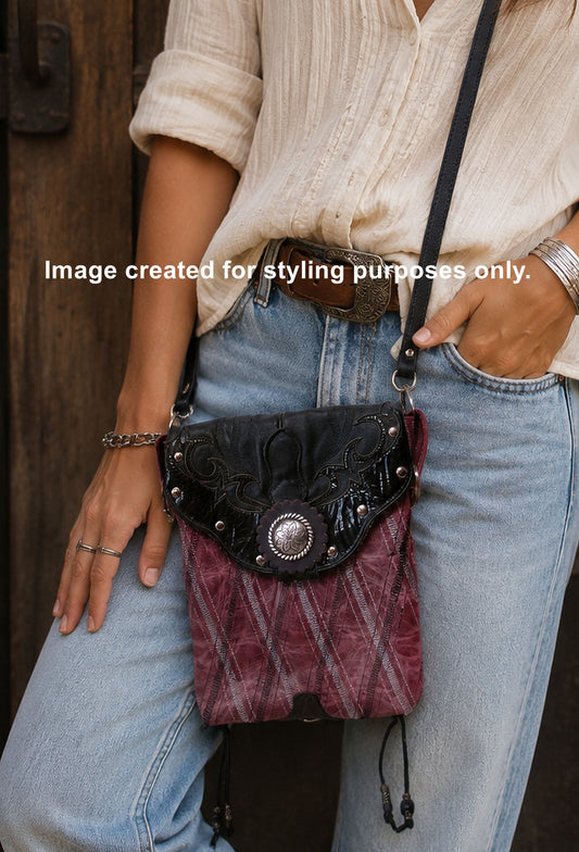 Cowboy Boot Conceal Carry Hipster Bag CB130