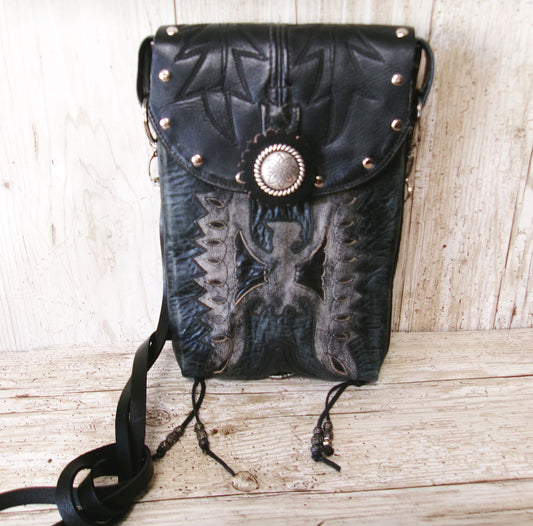 Cowboy Boot Crossbody Hipster Bag CB157