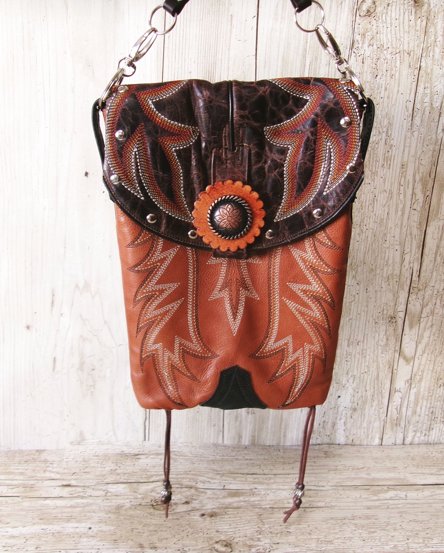 Cowboy Boot Crossbody Hipster Bag CB158
