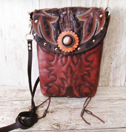 Cowboy Boot Crossbody Hipster Bag CB160
