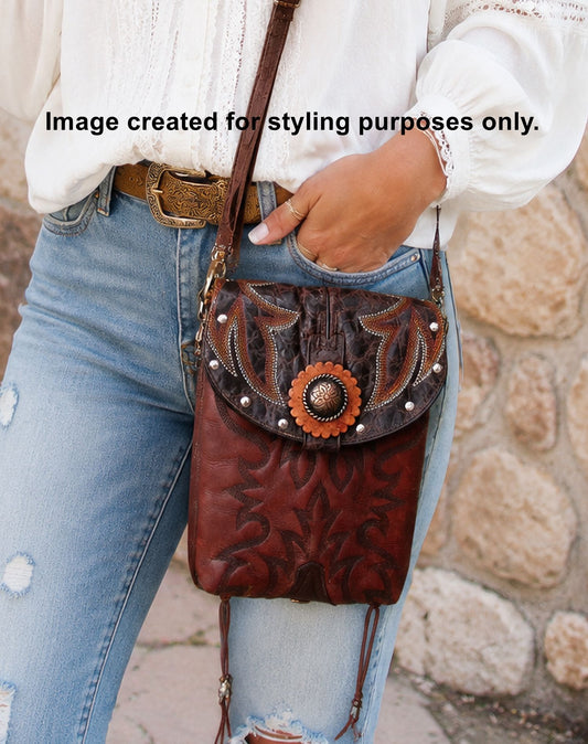 Cowboy Boot Conceal Carry Hipster Bag CB160