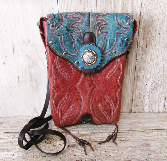 Cowboy Boot Crossbody Hipster Bag CB162