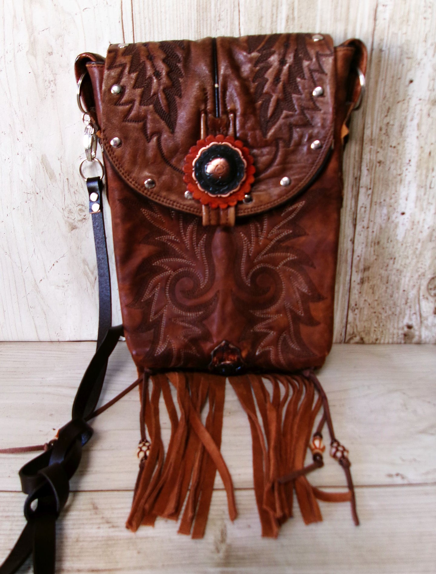 Cowboy Boot Crossbody Hipster Bag CB53