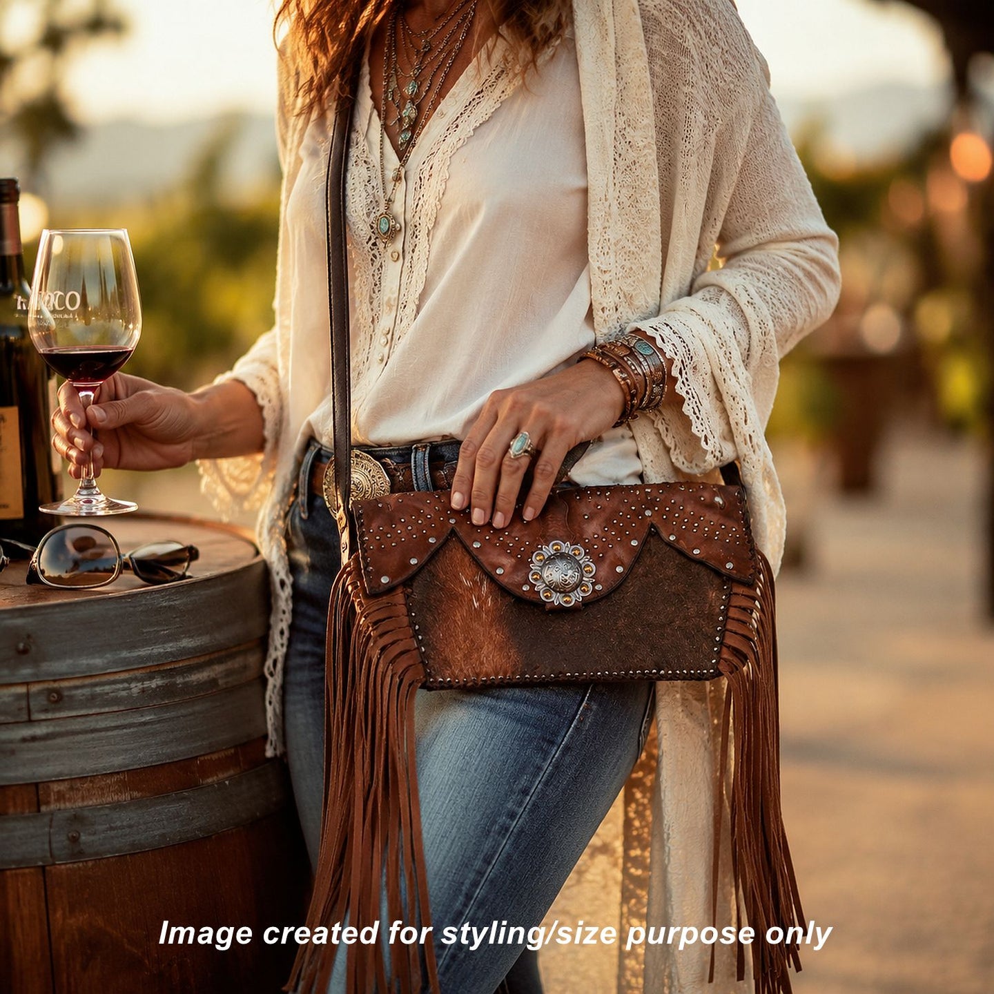 Clutch Cowboy Boot Purse CL16 handcrafted from cowboy boots. Shop Handbags at ChrisThompsonBags.com and buy the best ["brown","Clutch","Crossbody","fringe","Hide","Medium"] at Chris Thompson Bags.